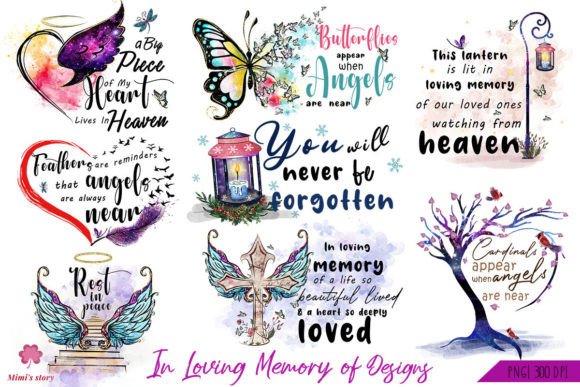 Download In Loving Memory of Sublimation Bundle - In loving memory Collection