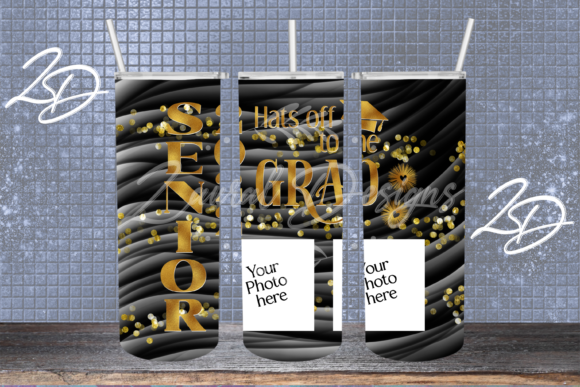 Download Hats off Grad Sublimation Tumbler Design - Premium Resources