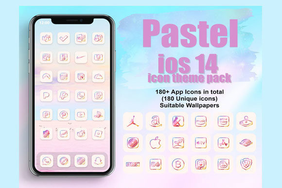Download Pastel App Icons IOS 14 - App icons Collection