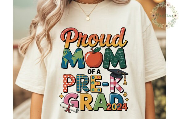Download Proud Mom Pre-K Grad Sublimation Design - Premium Bundle