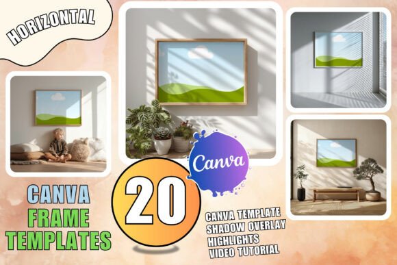 Download Canva Frame Mockup Drag &amp; Drop Template - Drag Collection